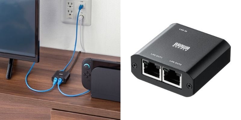 テレビとゲーム機を同時接続!超小型LANハブが新発売 - 画像2