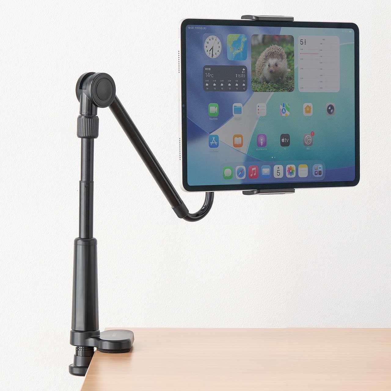 サンワダイレクト、MagSafe対応のクランプ式スマホ・タブレットアームを発売 - 画像2
