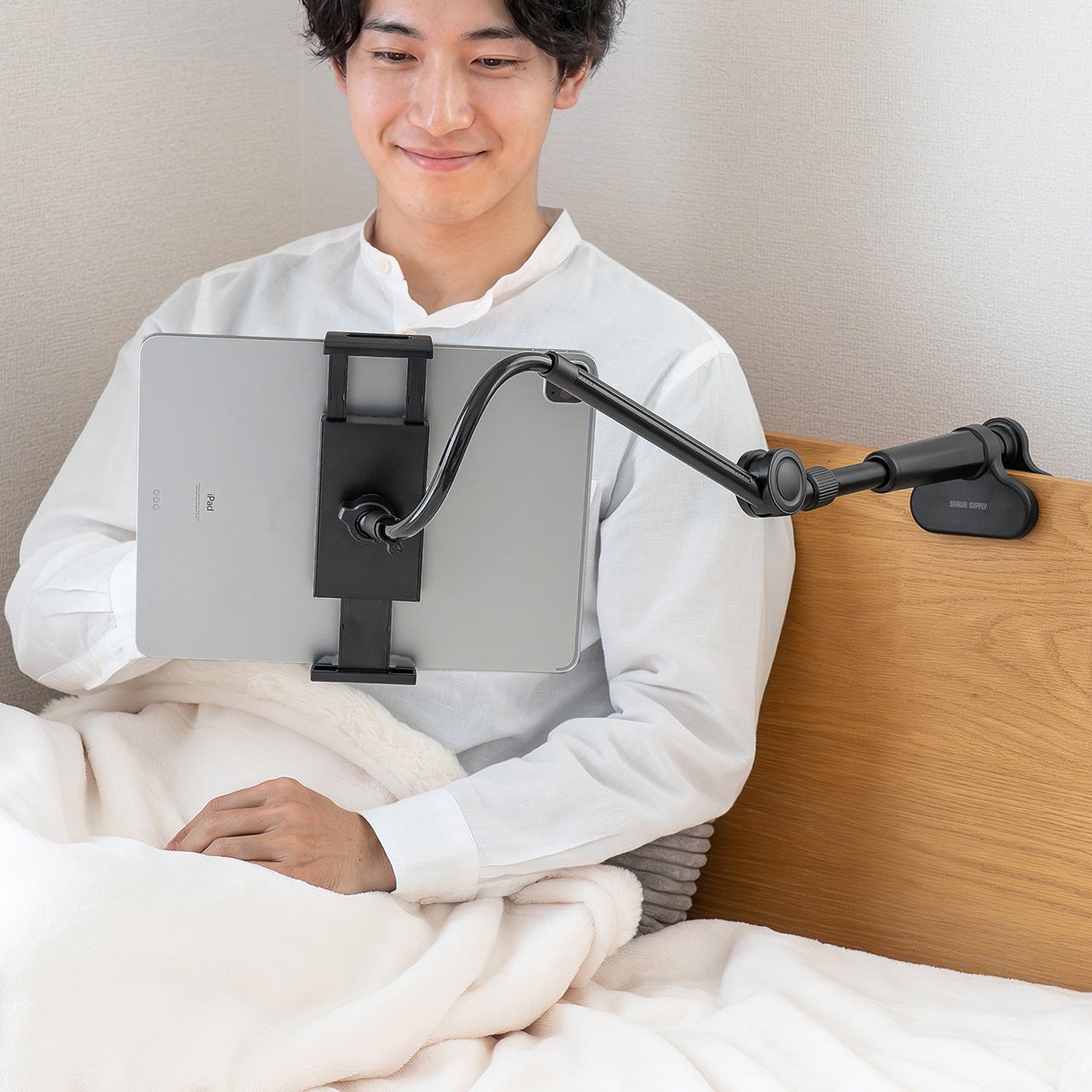 サンワダイレクト、MagSafe対応のクランプ式スマホ・タブレットアームを発売 - 画像8