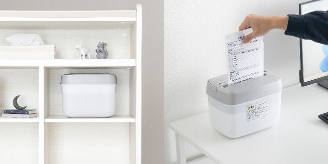 サンワダイレクト、細断力とデザイン性を両立した卓上シュレッダーを発売 - 画像3