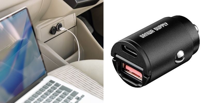 サンワダイレクト、PD65W対応の超小型カーチャージャーを発売 - 画像2