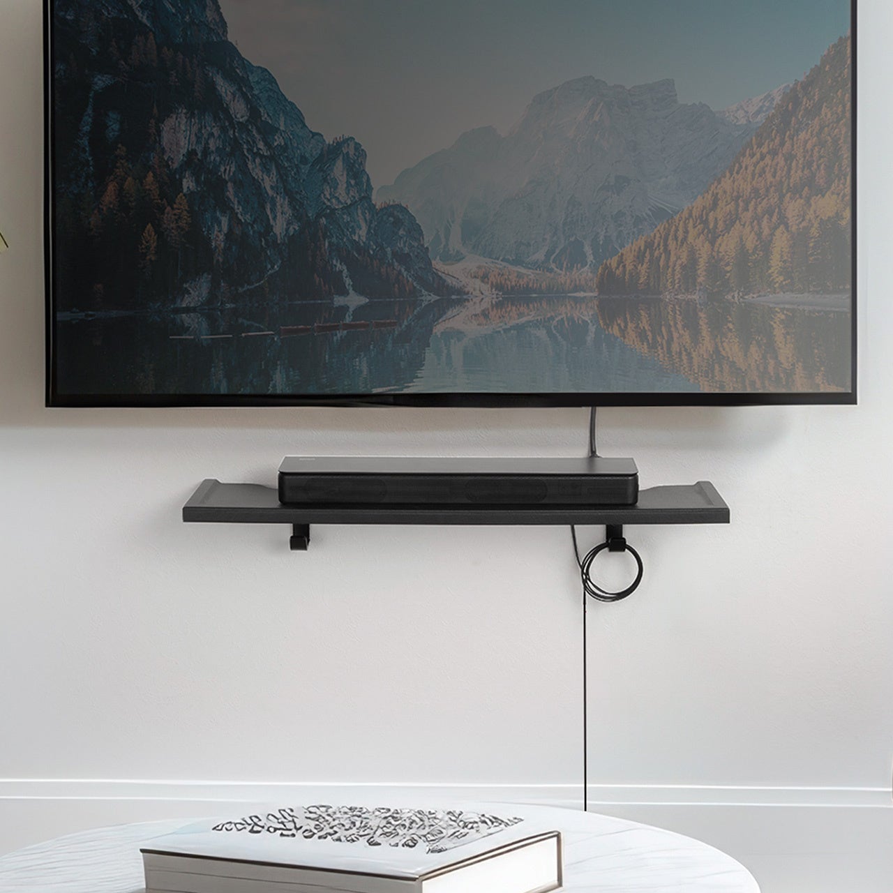 サンワダイレクト、壁掛けシェルフでテレビ周りをスマートに整理 - 画像5