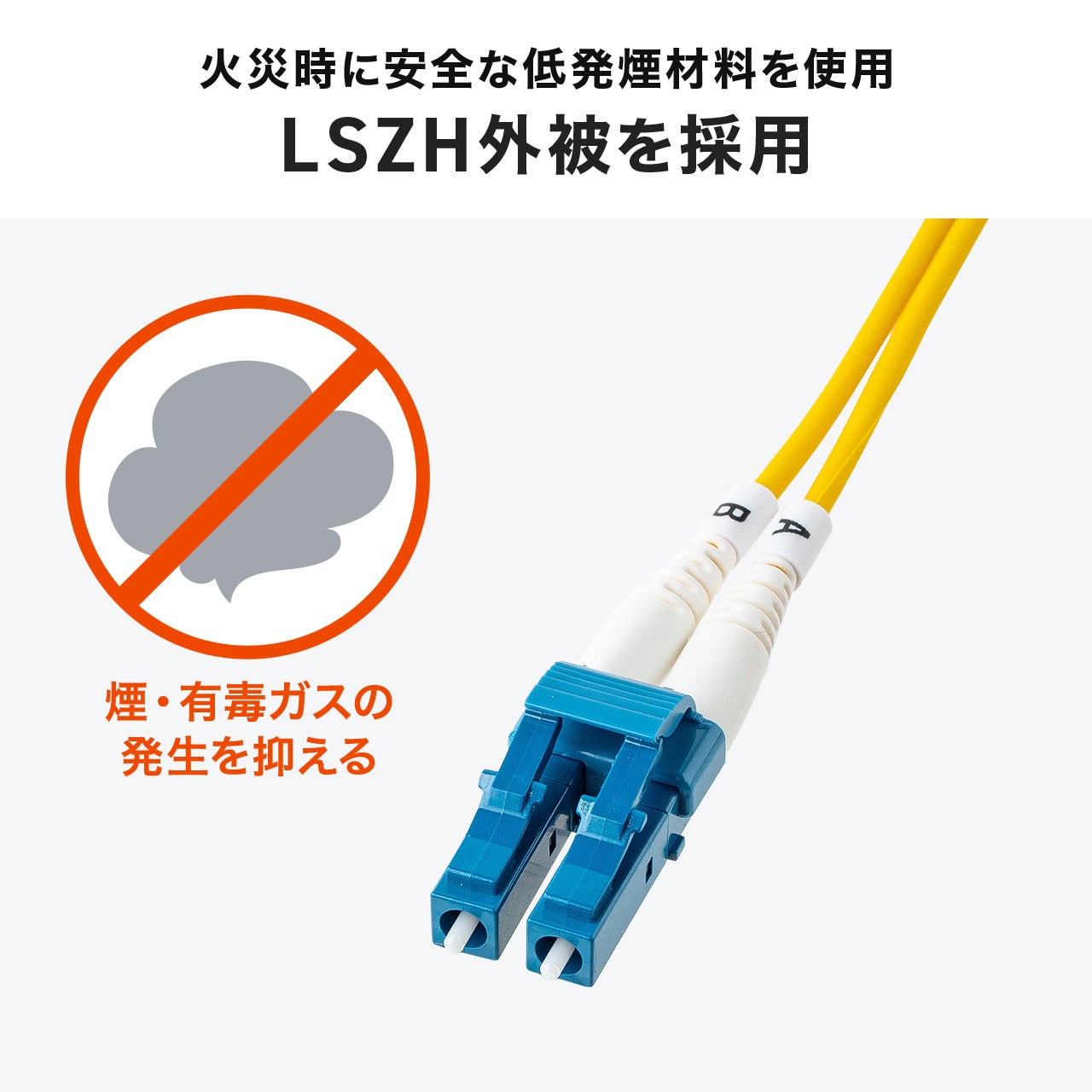 サンワダイレクト、ショートブーツ採用のOS2光ファイバケーブルを発売 - 画像12