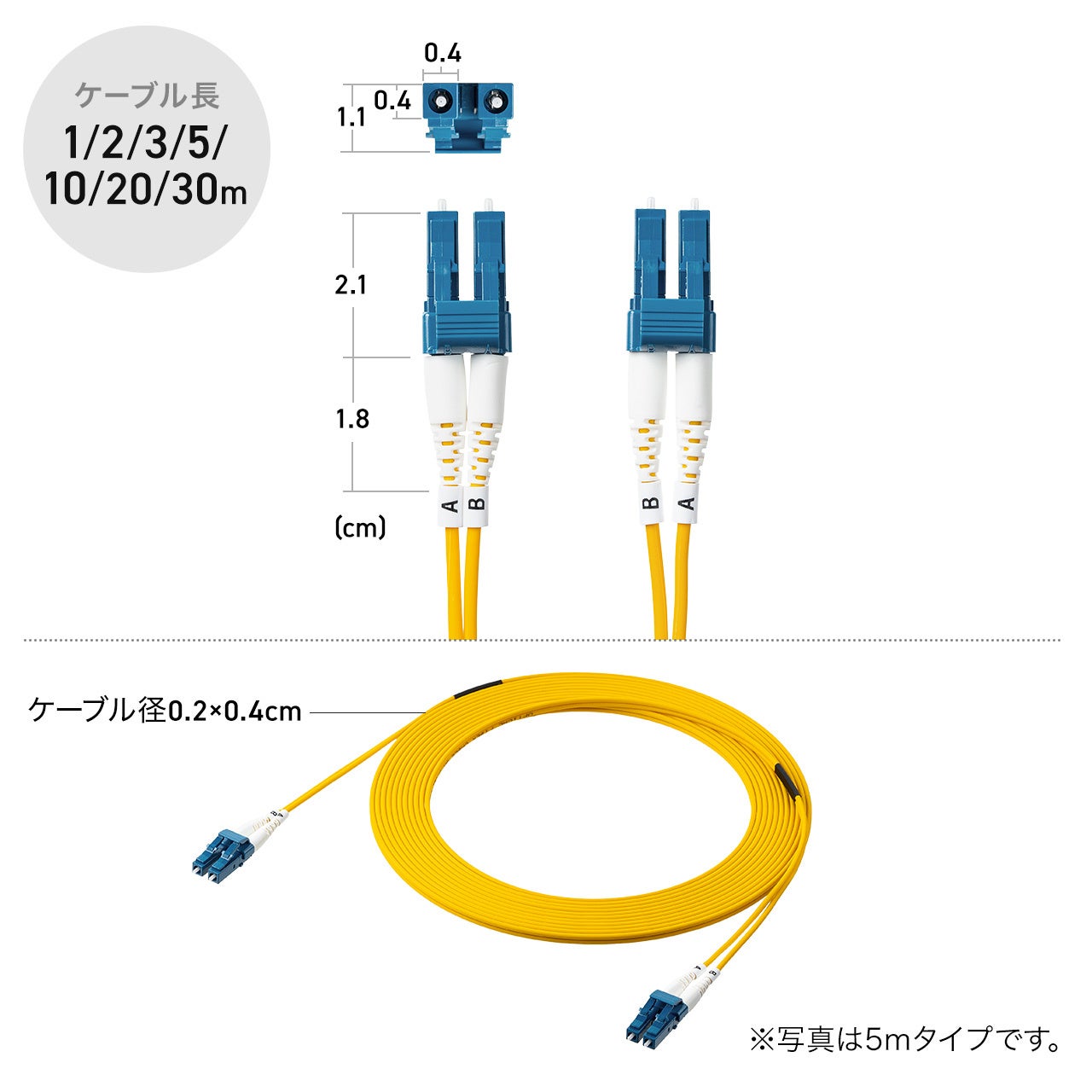 サンワダイレクト、ショートブーツ採用のOS2光ファイバケーブルを発売 - 画像14