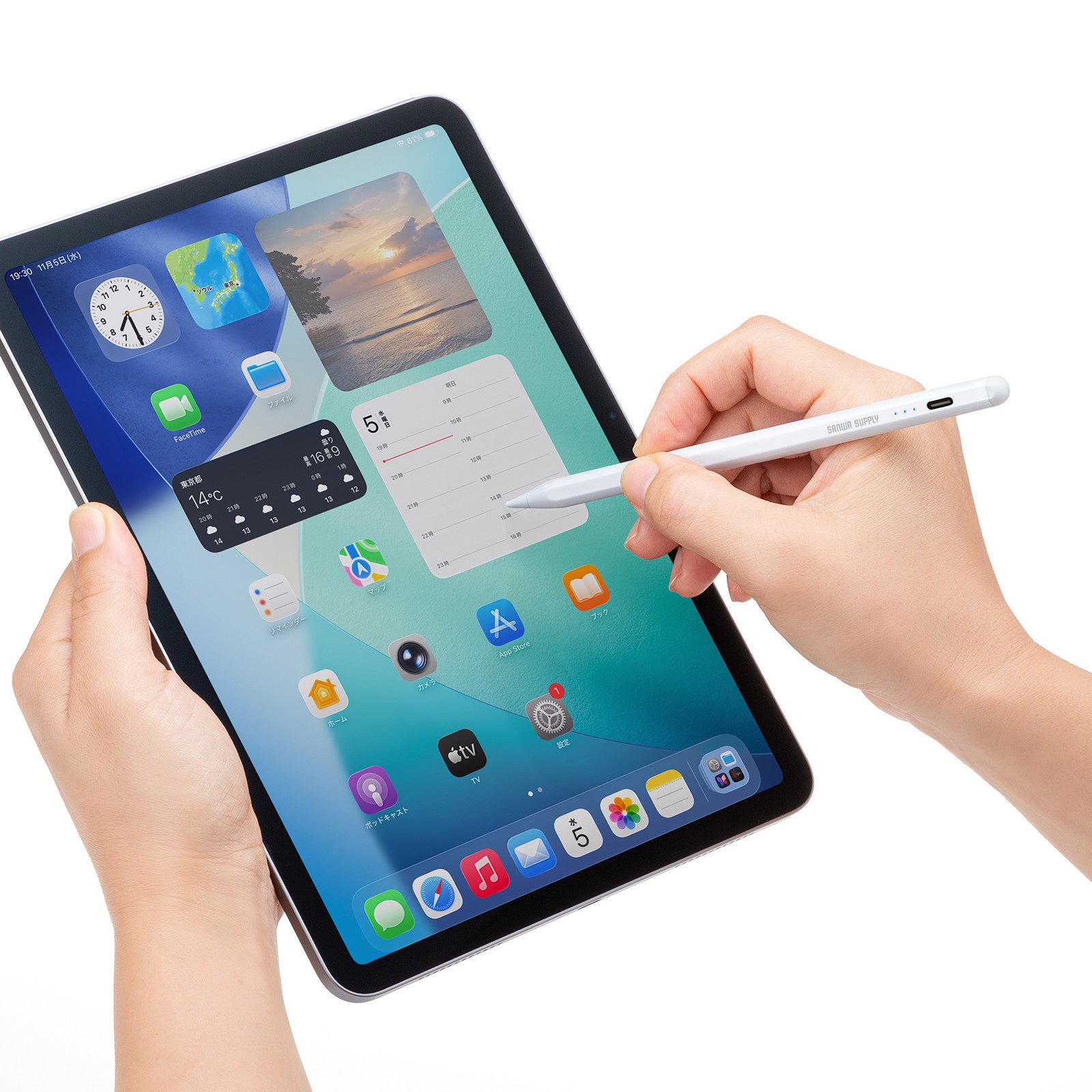 サンワサプライ、iPad専用極細タッチペンを発売 約1.5mmペン先 - 画像6