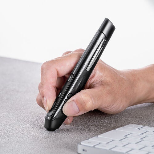 サンワダイレクト、ペン感覚で操作できる充電式ワイヤレスマウスを発売 - 画像2