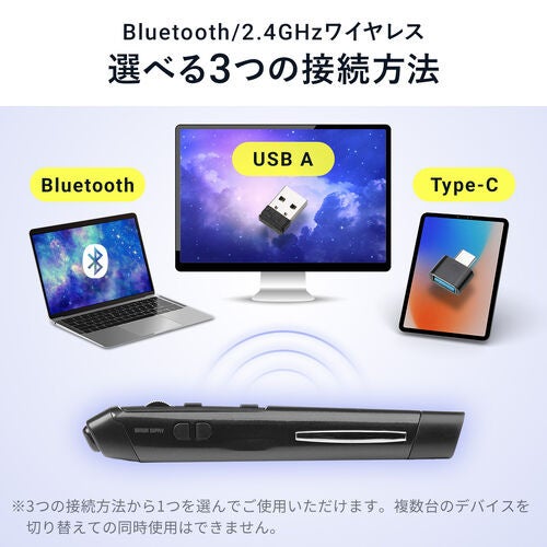 サンワダイレクト、ペン感覚で操作できる充電式ワイヤレスマウスを発売 - 画像5