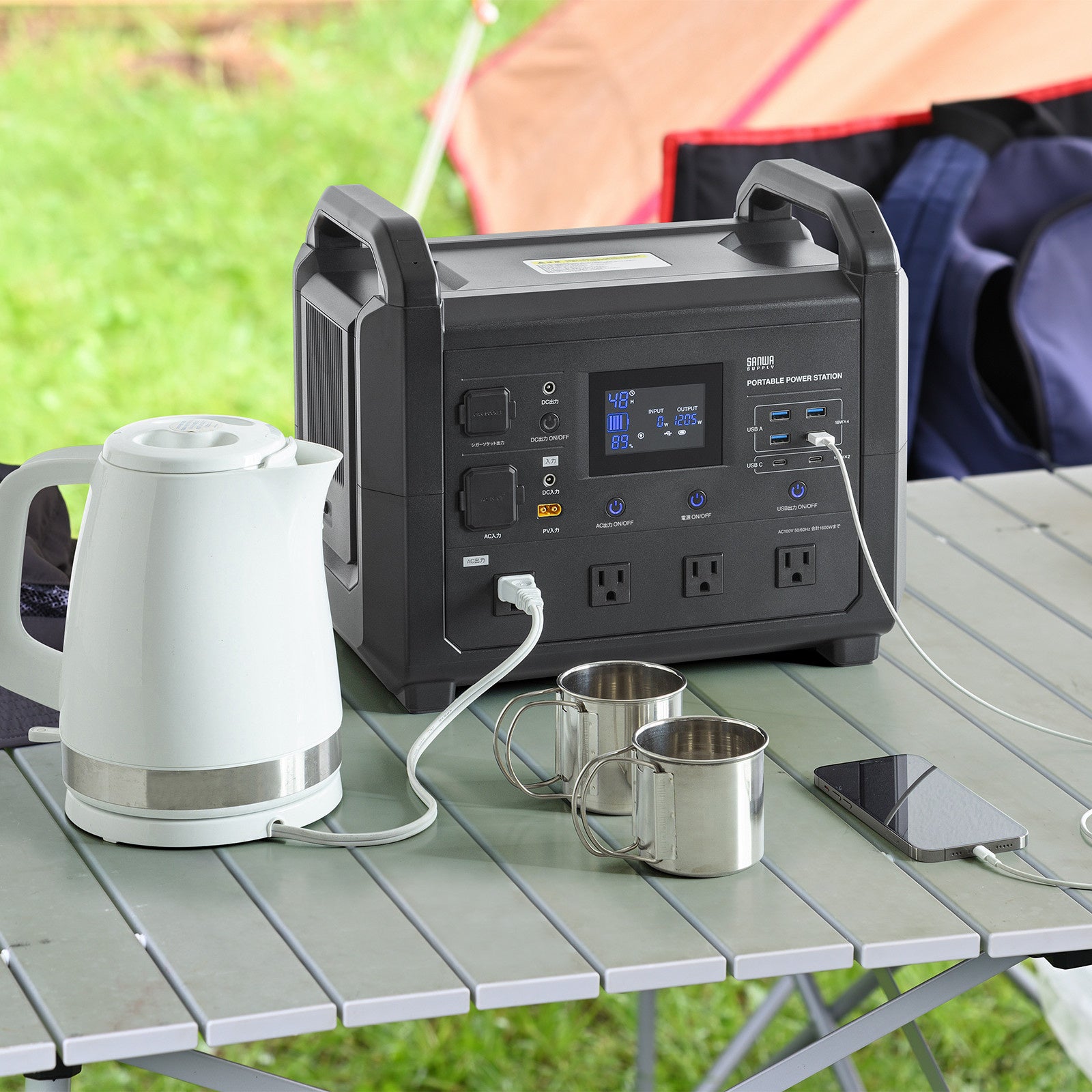 サンワサプライ、大容量1536Whのポータブル電源を発売 - 画像6