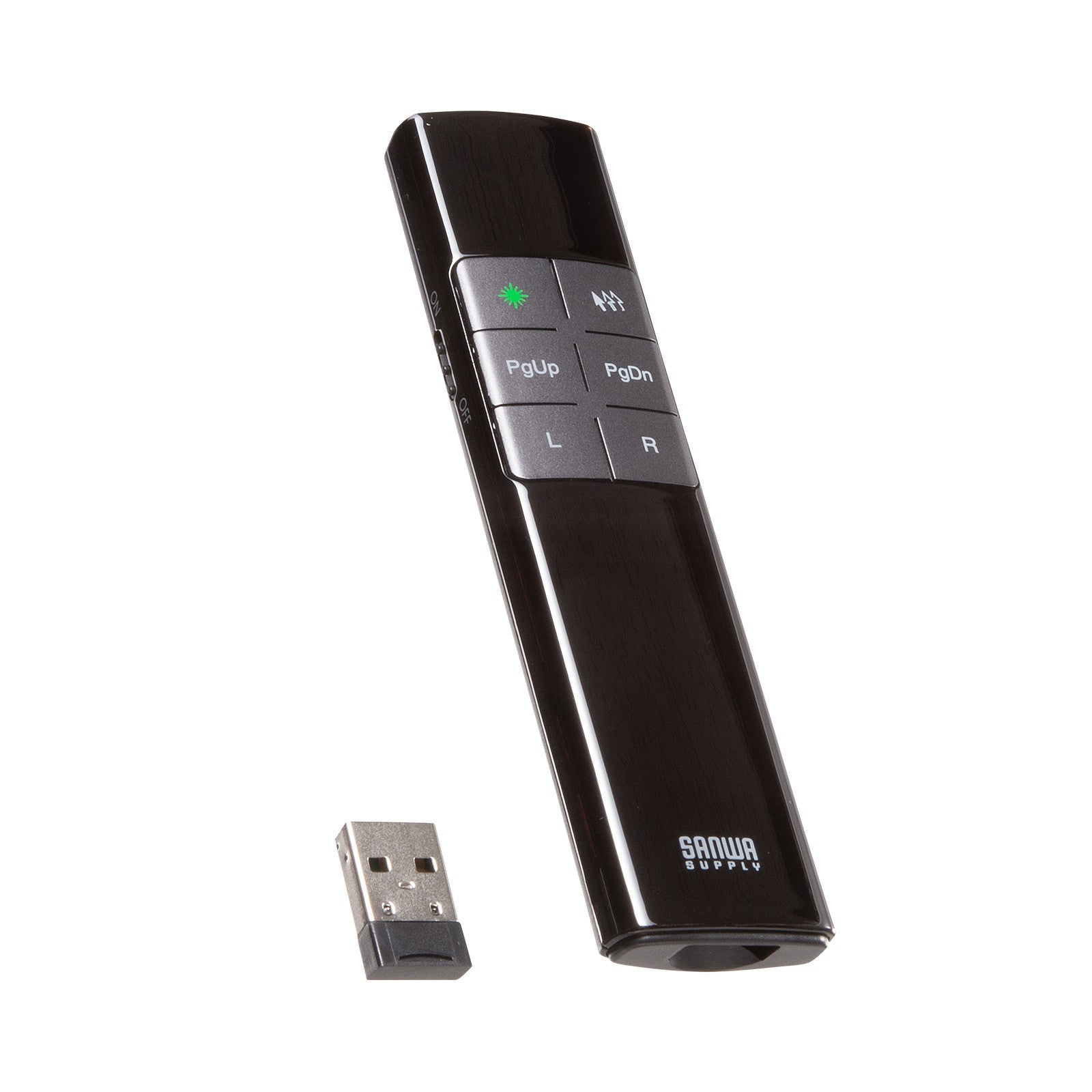 サンワサプライ、レーザーとマウス操作が可能な2WAYワイヤレスプレゼンターを発売 - 画像3