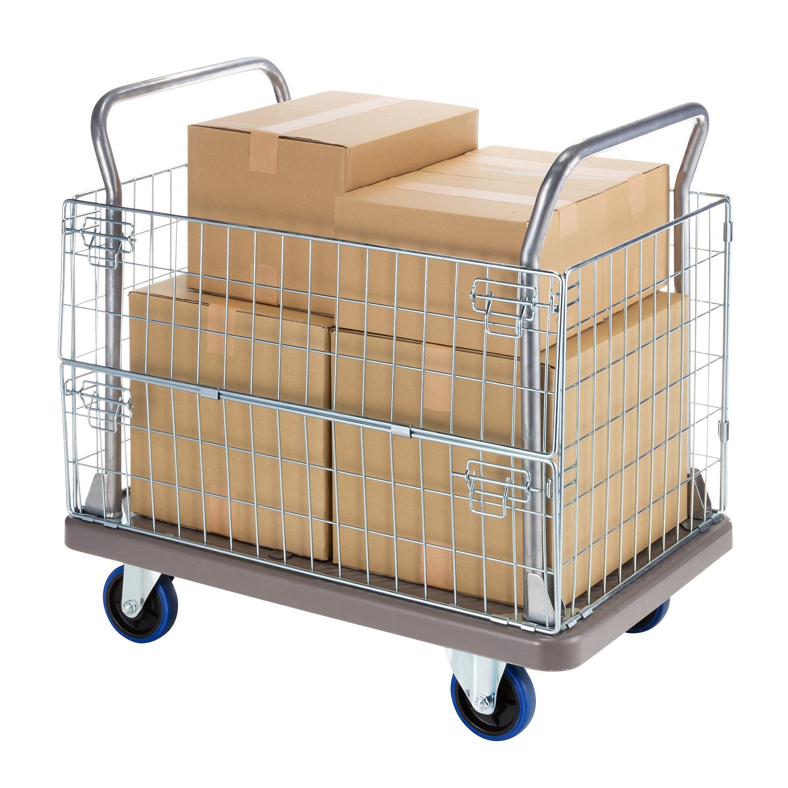 サンワサプライ、2段階開閉かご付き台車を発売 - 画像3