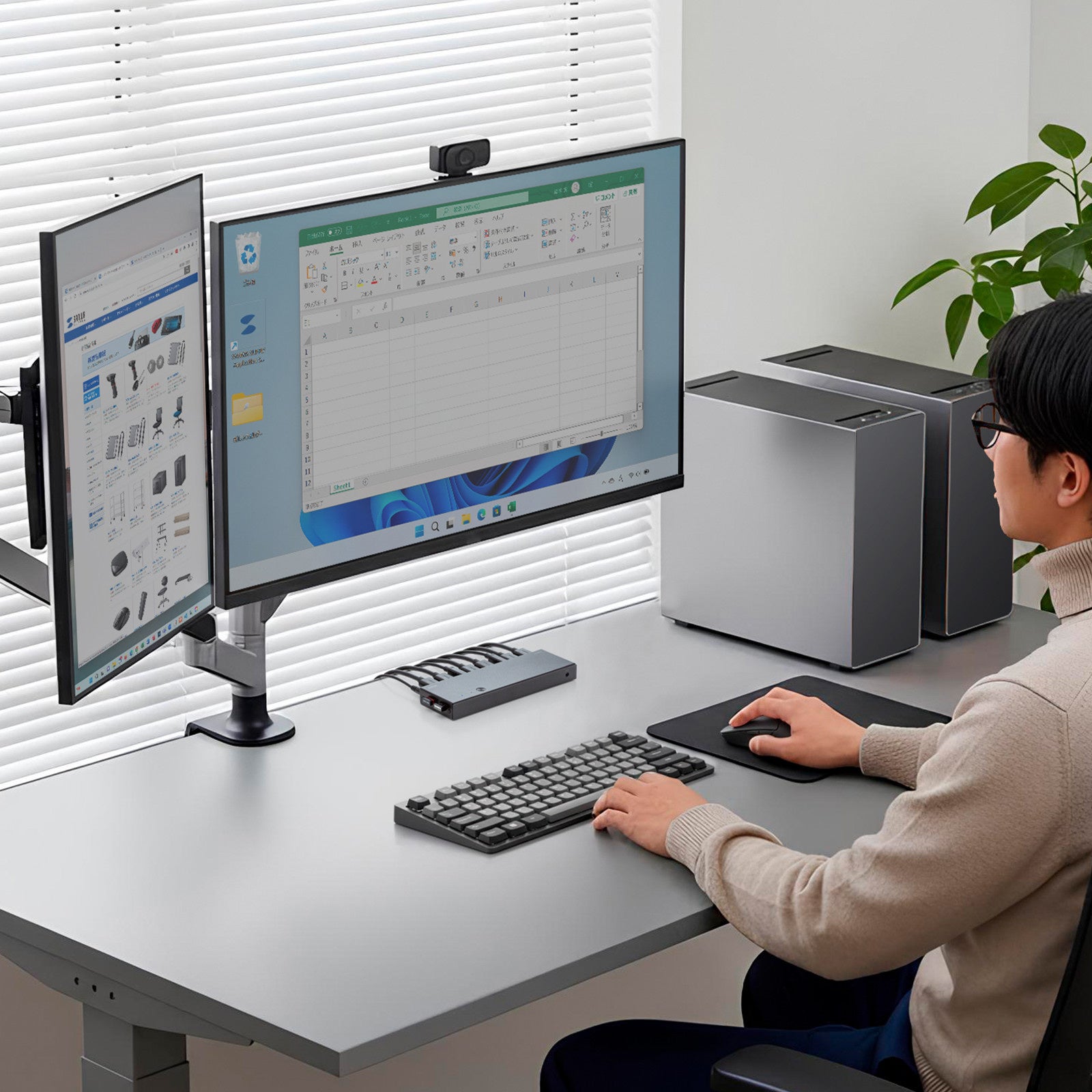 サンワサプライ、2台のPCでデュアルモニターを共有できる切替器を発売 - 画像13