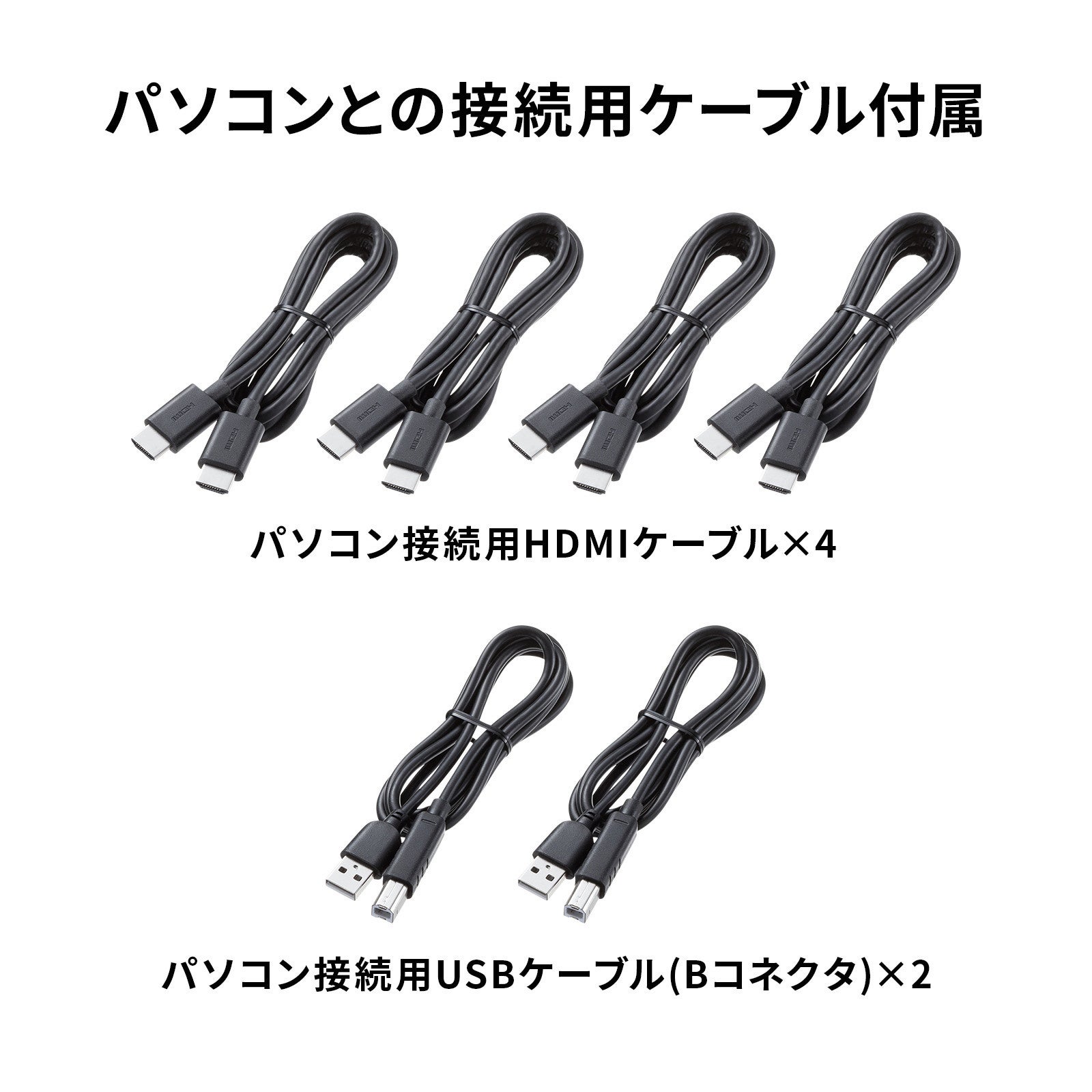 サンワサプライ、2台のPCでデュアルモニターを共有できる切替器を発売 - 画像18