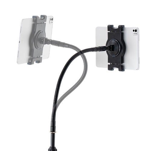 サンワダイレクト、高さ190cmまで調節可能な床置きタブレットスタンドを発売 - 画像7