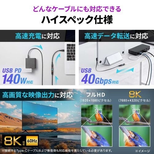 USB-C充電も高速通信も!電力表示アダプタが新登場 - 画像6