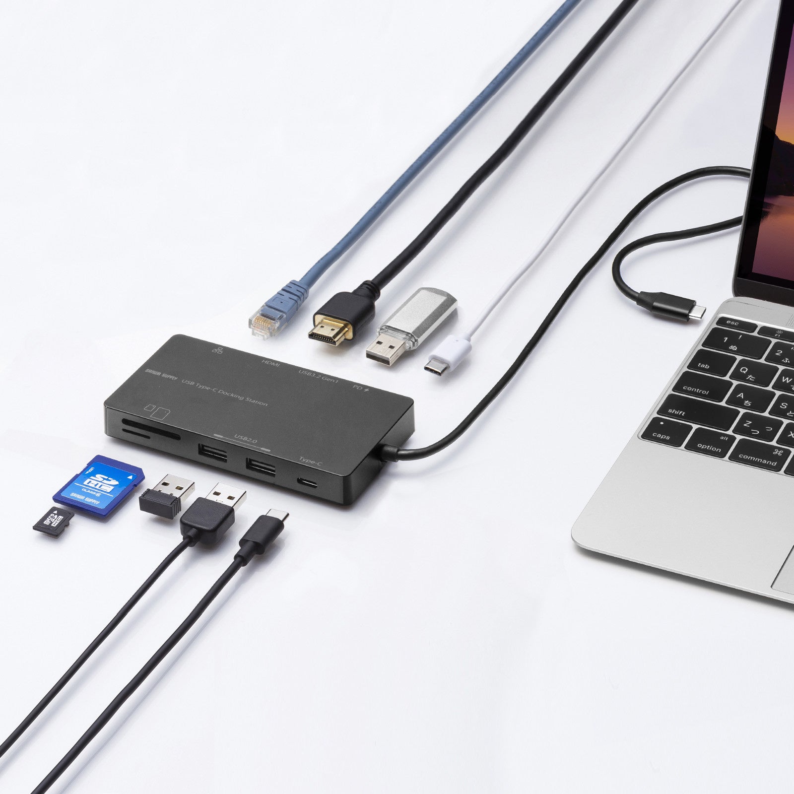 サンワサプライ、机に固定できるUSB Type-Cドッキングステーションを発売 - 画像4