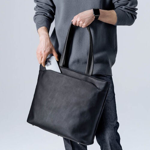 サンワダイレクト、オンオフ使える上質なPUレザートートバッグを発売 - 画像3