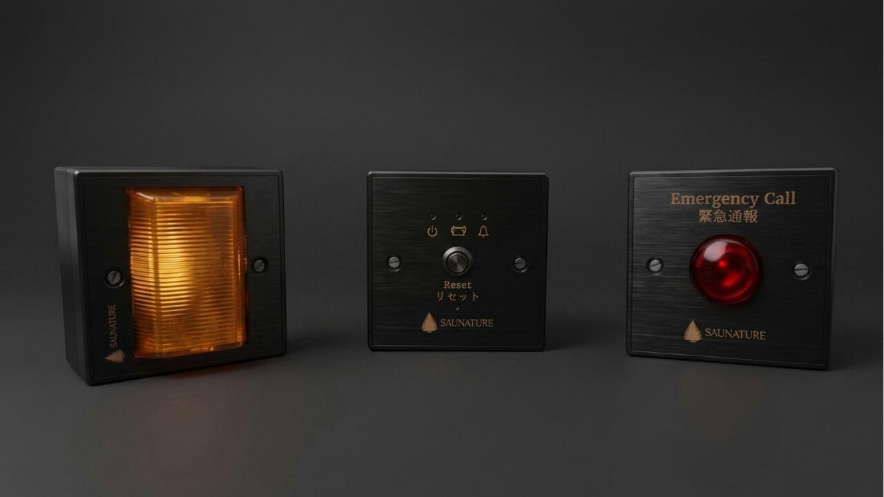 SAUNATURE、サウナ施設専用の緊急通報装置