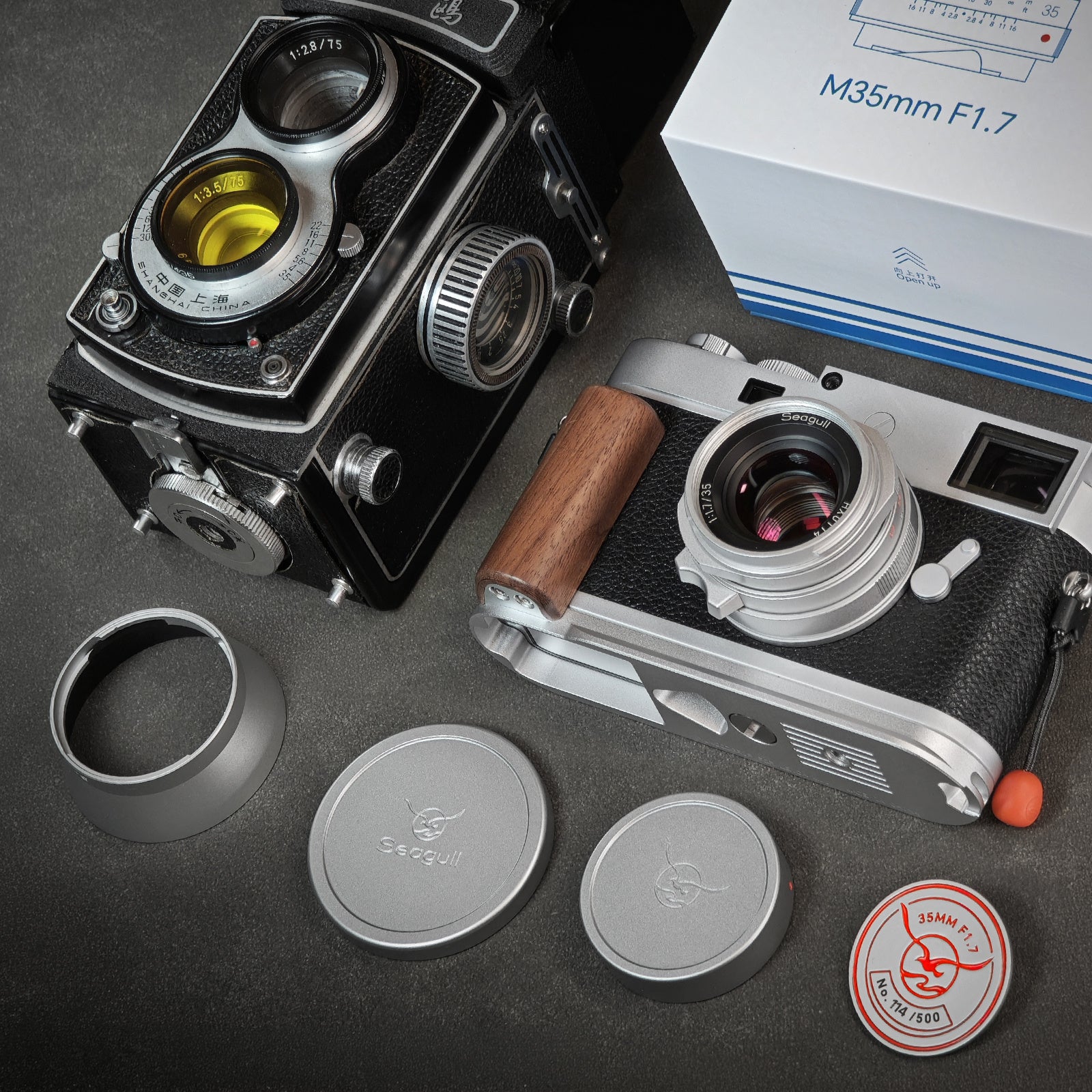 焦点工房、世界限定500本の「Seagull M35mm F1.7 ライカM Silver Limited」を発売｜クラシカルな佇まいと限定モデルの特別感