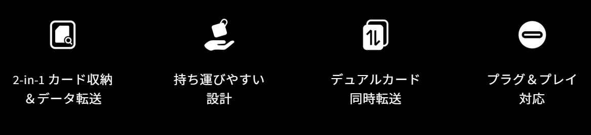 小型軽量！高速データ転送カードリーダー - 画像3