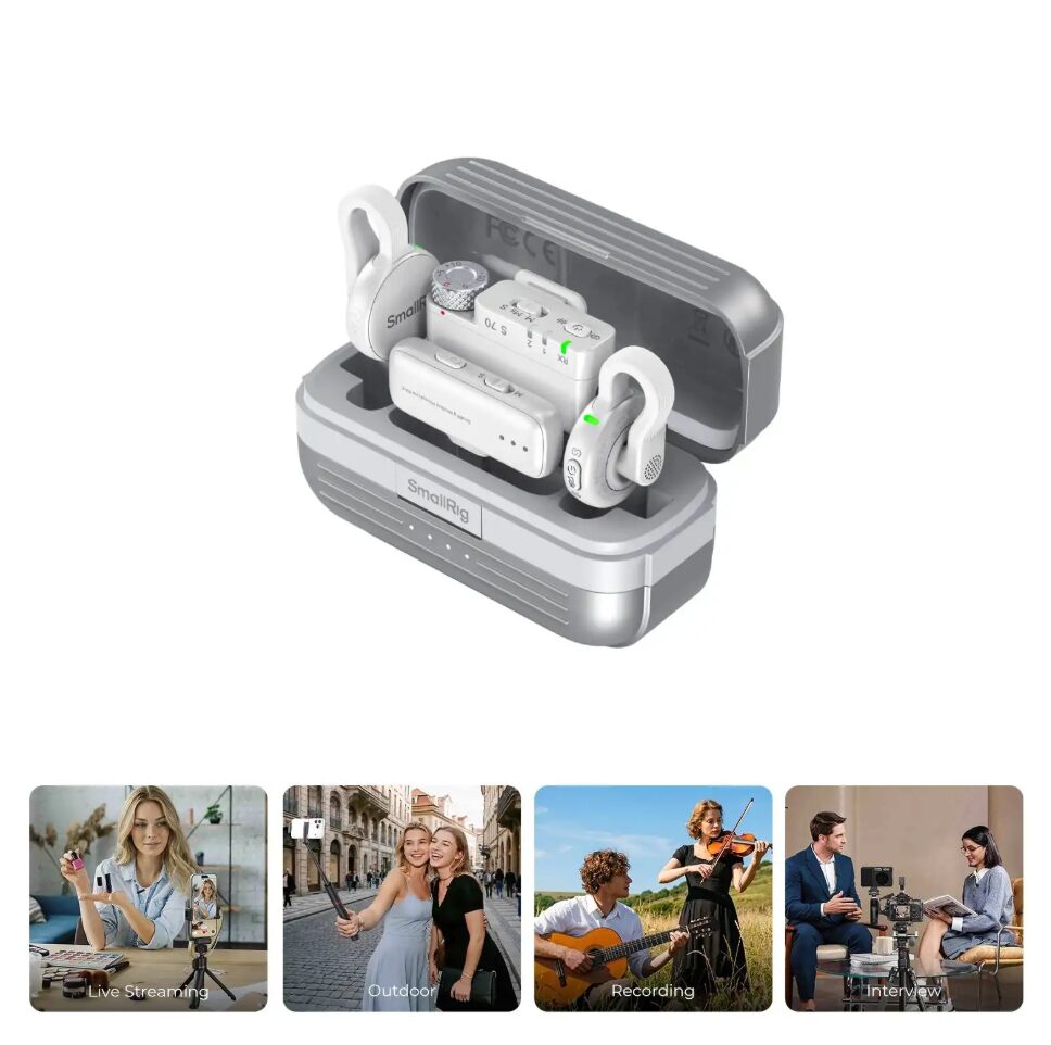 SmallRig、超小型ワイヤレスマイクS70にホワイトモデル追加 9色シリコンカバーも展開 - 画像2