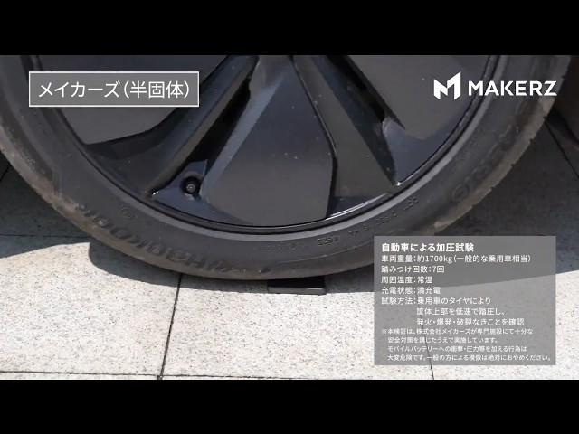 メイカーズ、過酷な自社試験をクリアした半固体モバイルバッテリー発売 - 画像7