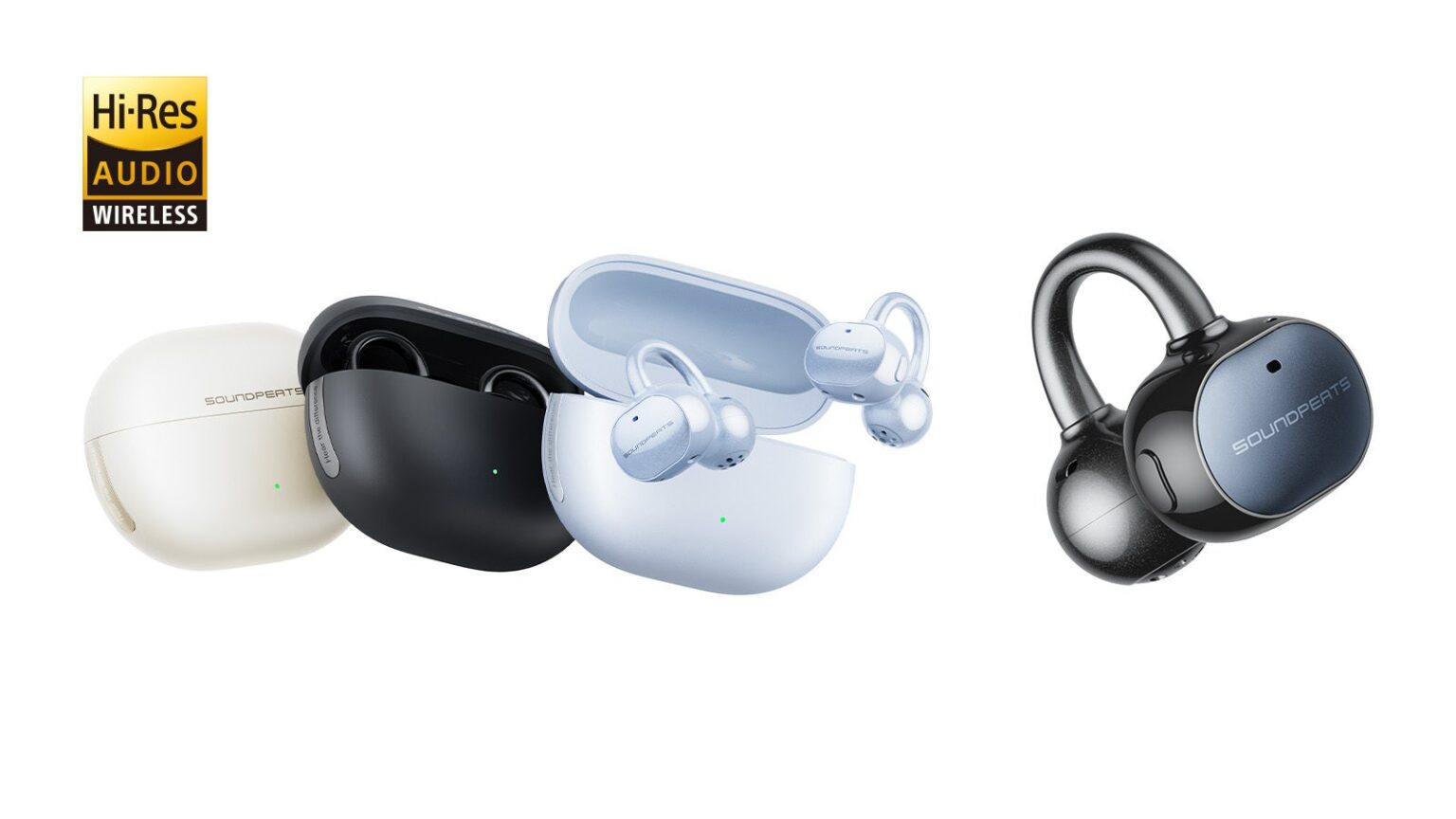 SOUNDPEATS、低音を強化したオープンイヤー型イヤホン「UU2イヤーカフ」を発売