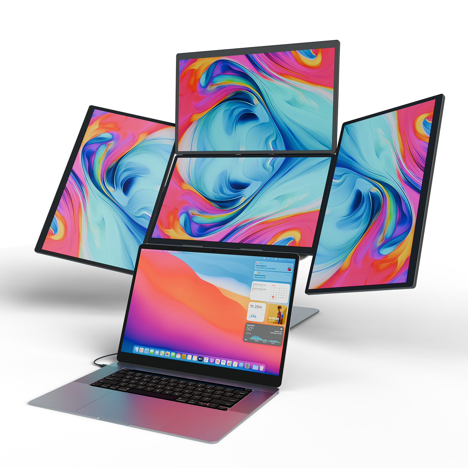 ソースネクスト、最大5画面を実現する「DIGI+クアッドディスプレイシステム」をMakuakeで発売｜Makuakeでの応援購入プラン