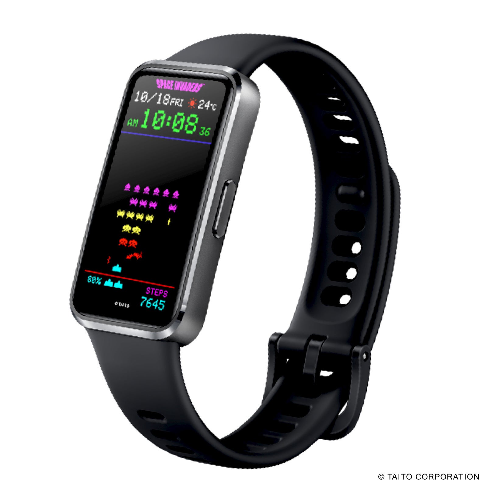 スマートウォッチを侵略！スペースインベーダー文字盤が登場 - 画像8