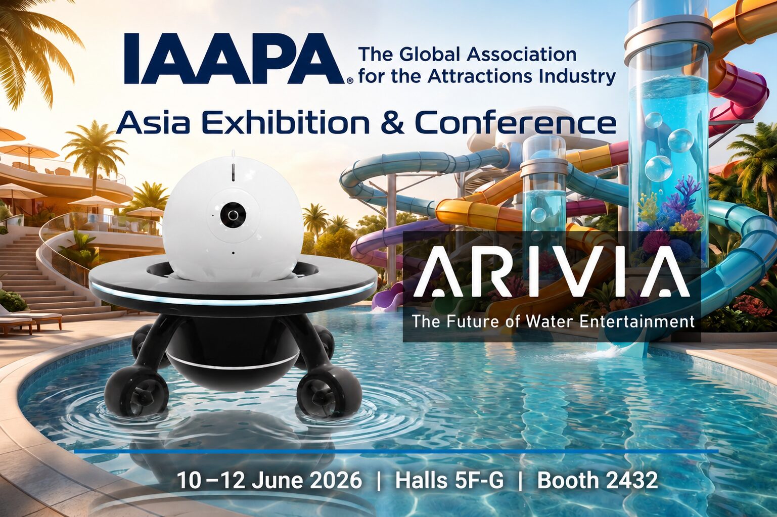 水上ドローン「ARIVIA」、アジア最大級の展示会「IAAPA Expo Asia 2026」に出展 - 画像2