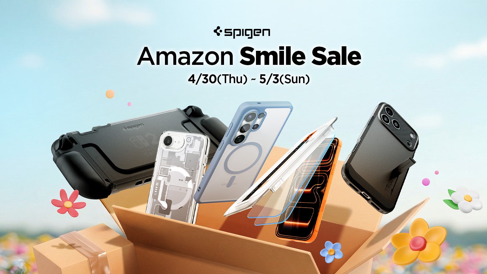 Spigen、AmazonでスマイルSALEを開催　最新デバイス用アクセサリが最大30％OFF - 画像1