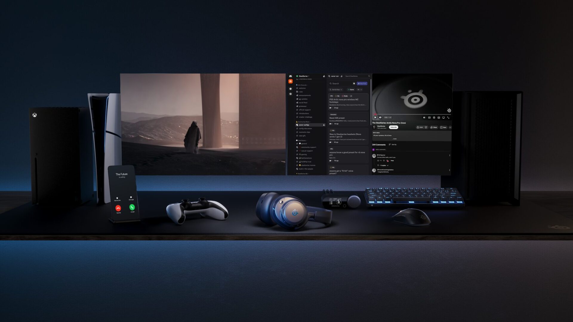 SteelSeries、最大4系統ミックス対応のゲーミングヘッドセット「Arctis Nova Pro Omni」発表 - 画像1