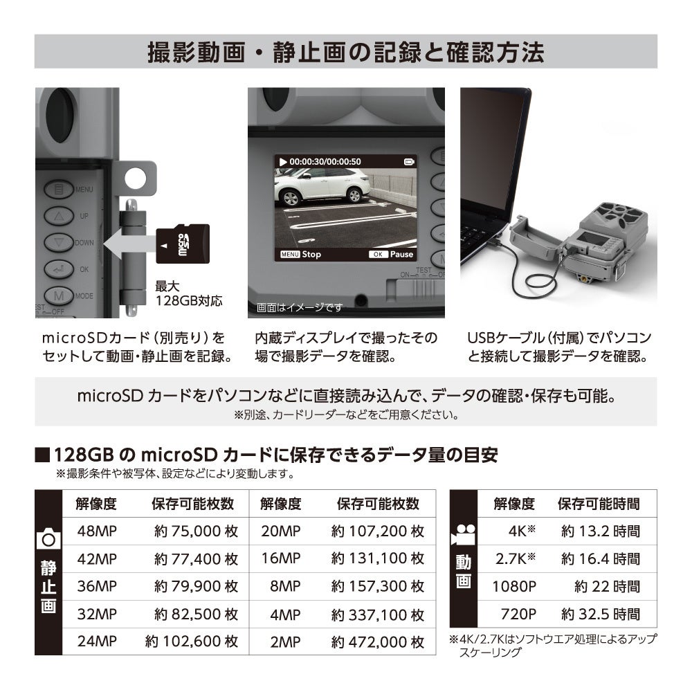 多摩電子工業、乾電池式トレイルカメラTSK156Hを新発売 - 画像7