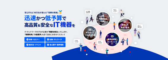 法人向けIT機器レンタルECサイト「テックレンタル」開始 - 画像2