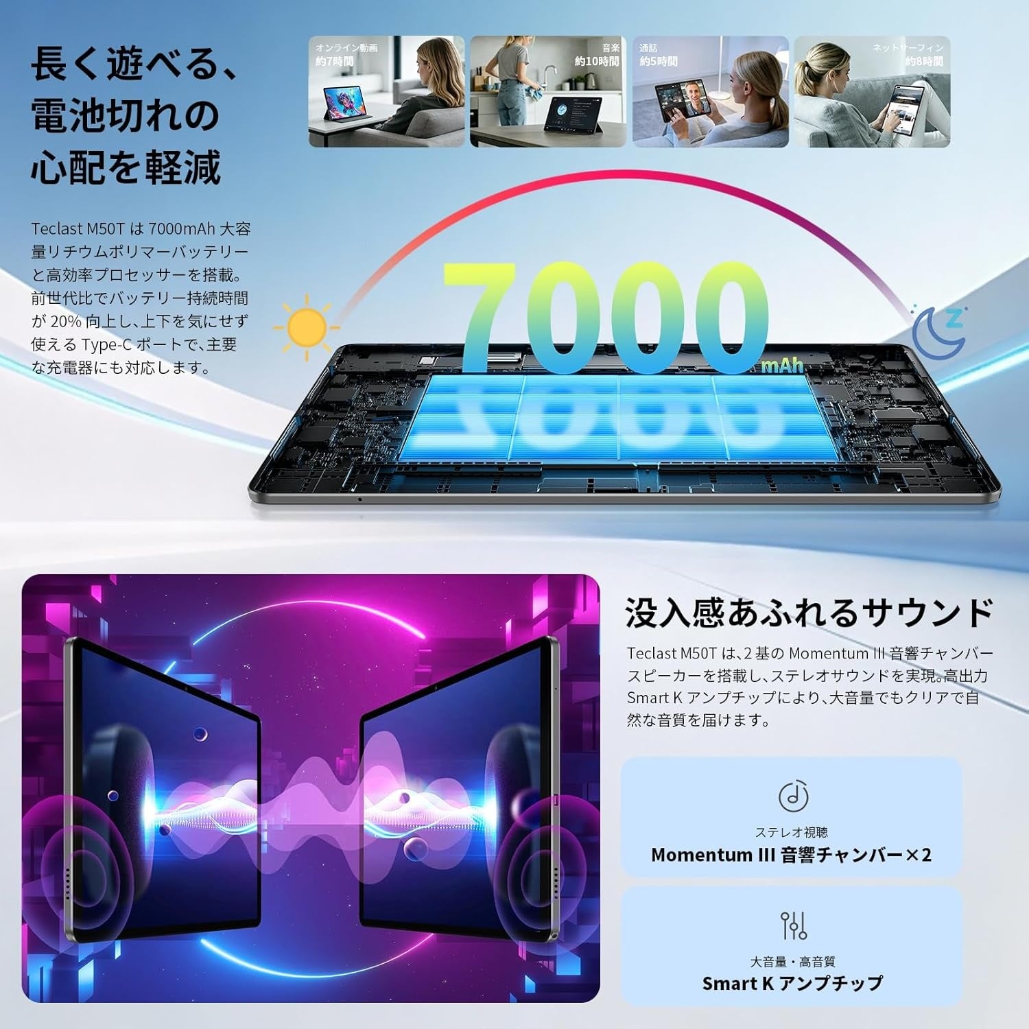 Teclast、新タブレット「M50T」を発売。期間限定価格で提供|購入特典とシステム面