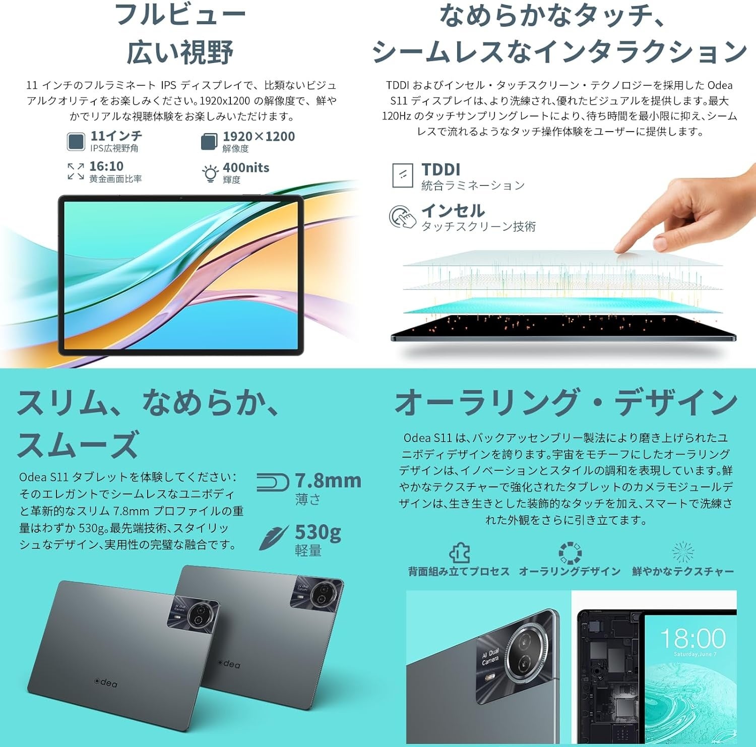 Teclast ODEA S11タブレット、Amazonセールで13900円! - 画像5