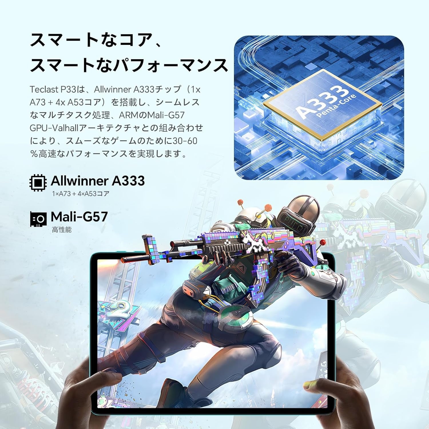 Teclast、Android 15搭載タブレット「P33CASE」の期間限定セールを開始 - 画像6