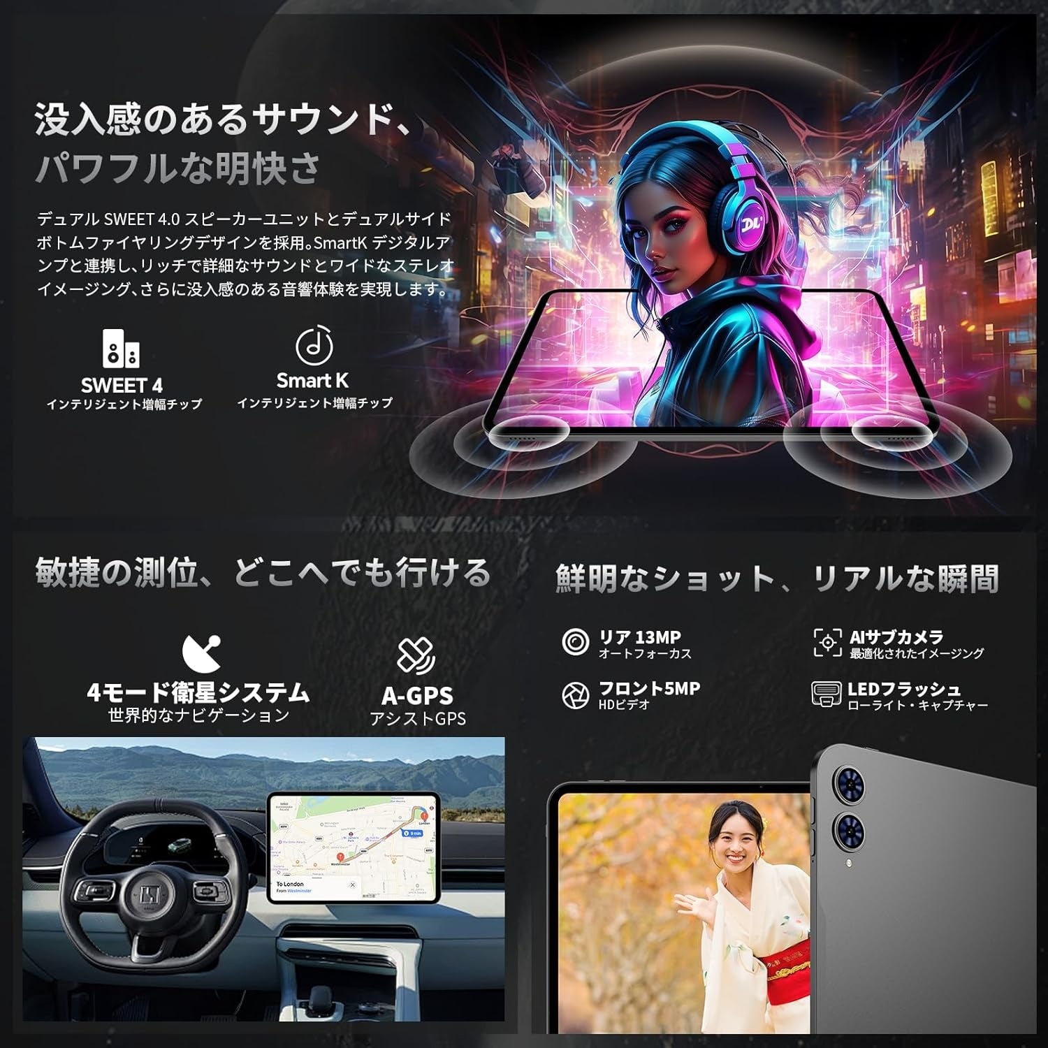 Teclast、Android 16搭載タブレットT65 128GBを18%OFFでAmazonセール開催 - 画像8