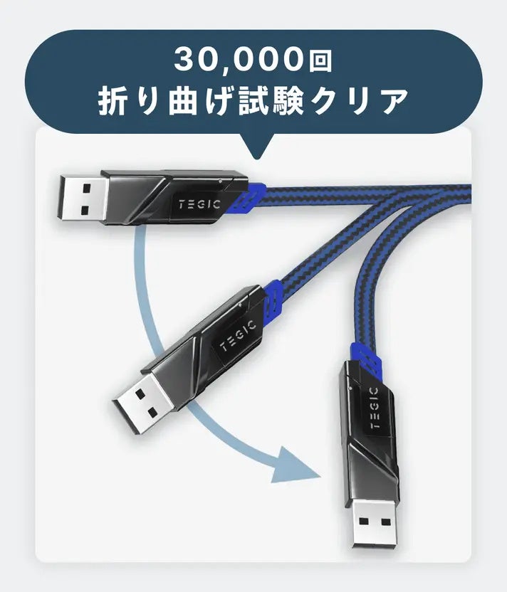 PC・スマホ両対応!高出力&高耐久4in1充電ケーブル「TEGIC VI MAX」 - 画像7