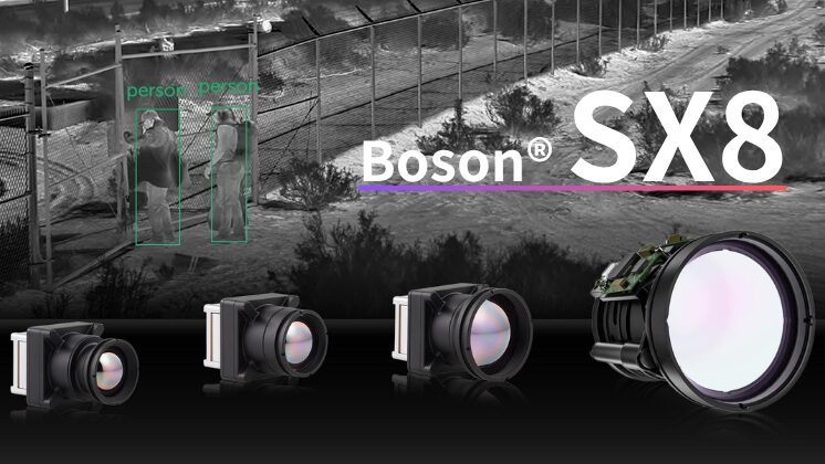 Teledyne FLIR、8µm・SXGAの非冷却赤外線カメラモジュール「Boson SX8」を発表|高密度な8µmピクセルによる小型化の実現
