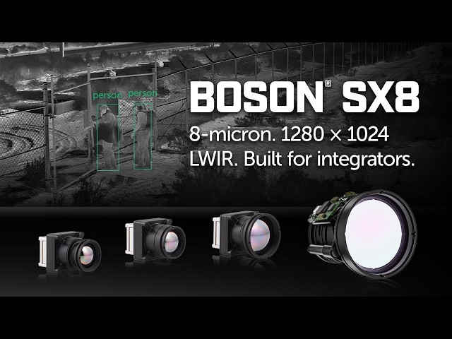 Teledyne FLIR、8µm・SXGAの非冷却赤外線カメラモジュール「Boson SX8」を発表|国内での技術サポート体制