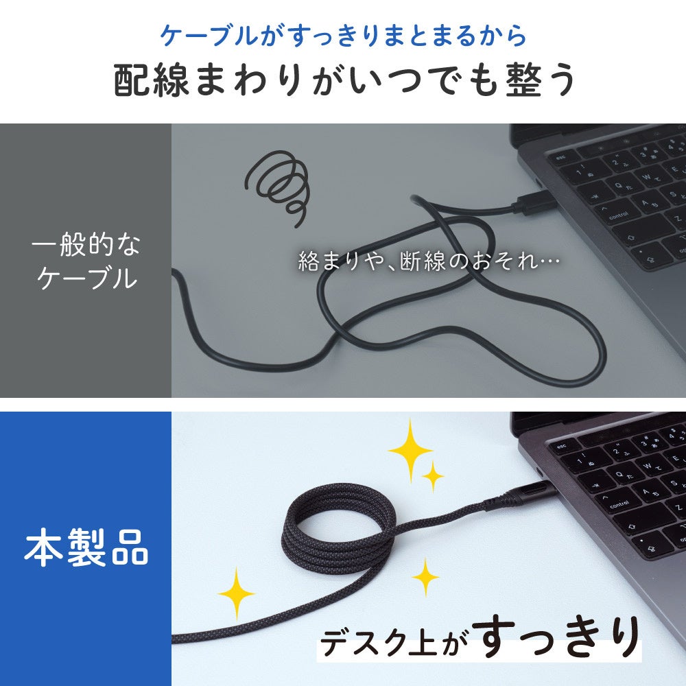 サンコー、出力ワット数が視える100W対応マグネット式充電ケーブルを発売｜製品仕様と販売価格