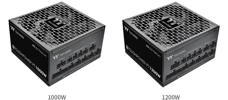 Thermaltake、奥行き140mmの1000W/1200W電源ユニット「TOUGHPOWER PT」シリーズを発表 - 画像2