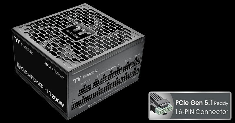 Thermaltake、奥行き140mmの1000W/1200W電源ユニット「TOUGHPOWER PT」シリーズを発表 - 画像3