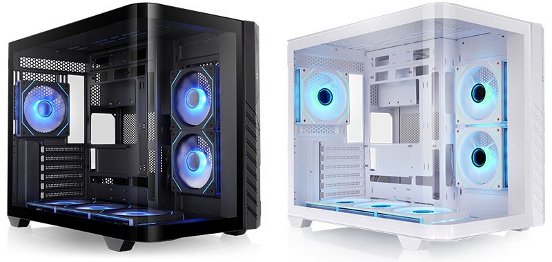 Thermaltake、曲面ガラスにピラーレスデザインのPCケースを発売 - 画像5