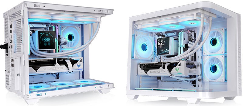 Thermaltake、曲面ガラスにピラーレスデザインのPCケースを発売 - 画像6