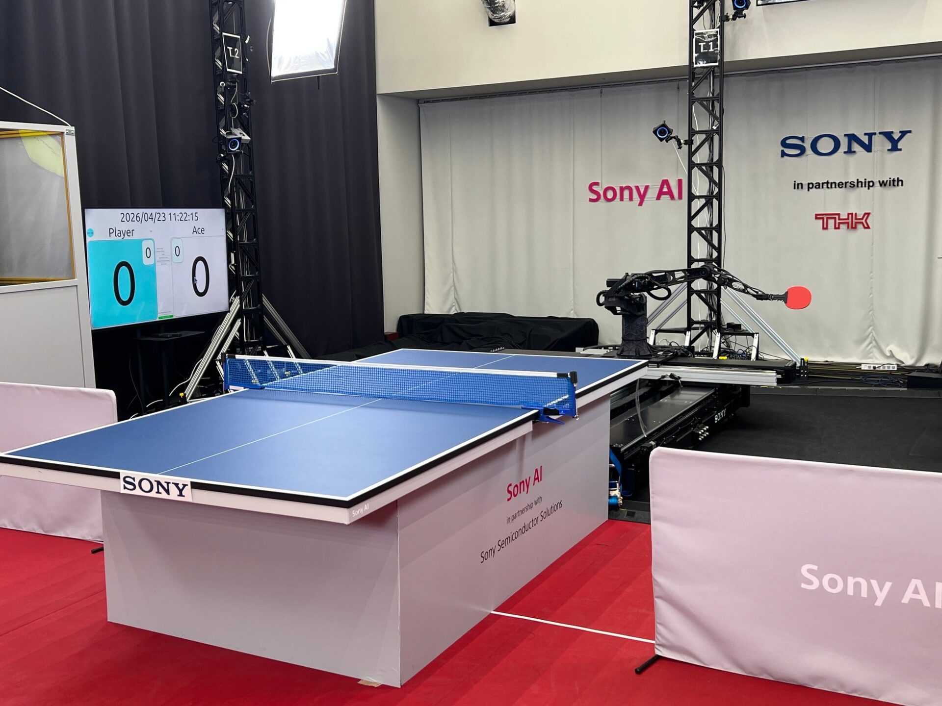 THK、ソニーAIの卓球ロボット研究に高精度ユニットを提供 - 画像2
