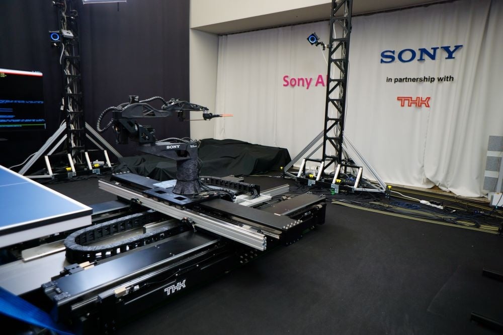 THK、ソニーAIの卓球ロボット研究に高精度ユニットを提供 - 画像3