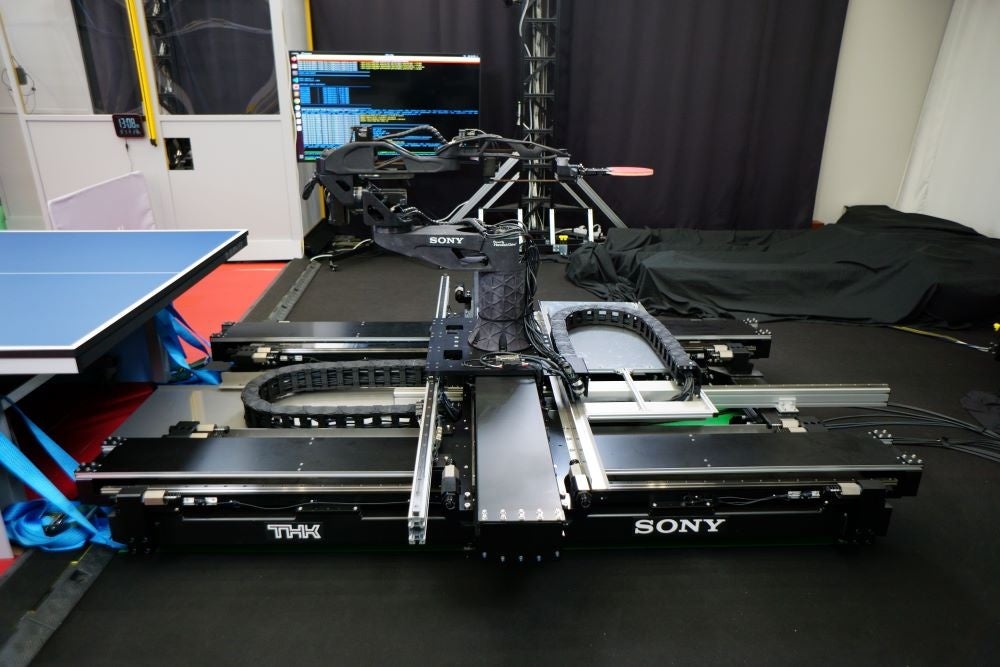 THK、ソニーAIの卓球ロボット研究に高精度ユニットを提供 - 画像4