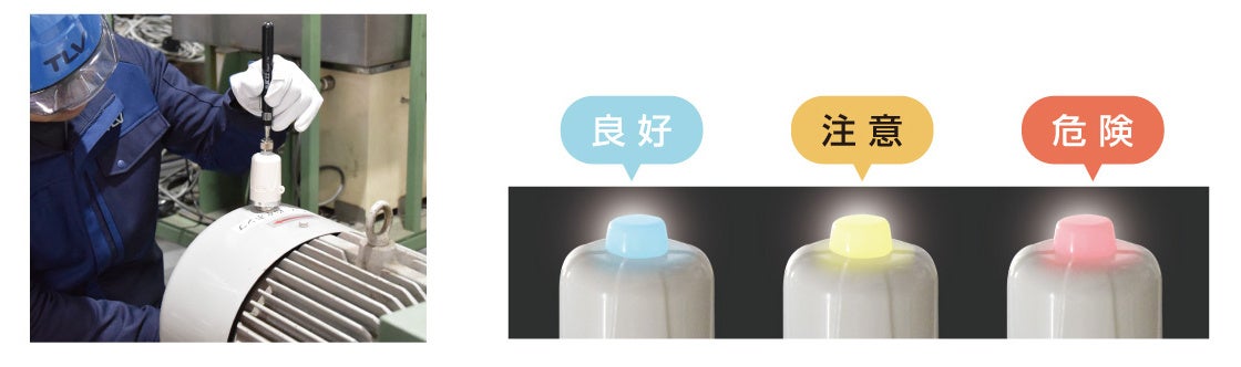 テイエルブイ、色で回転機の状態がわかる振動チェッカー『VibLight』を発売 - 画像2