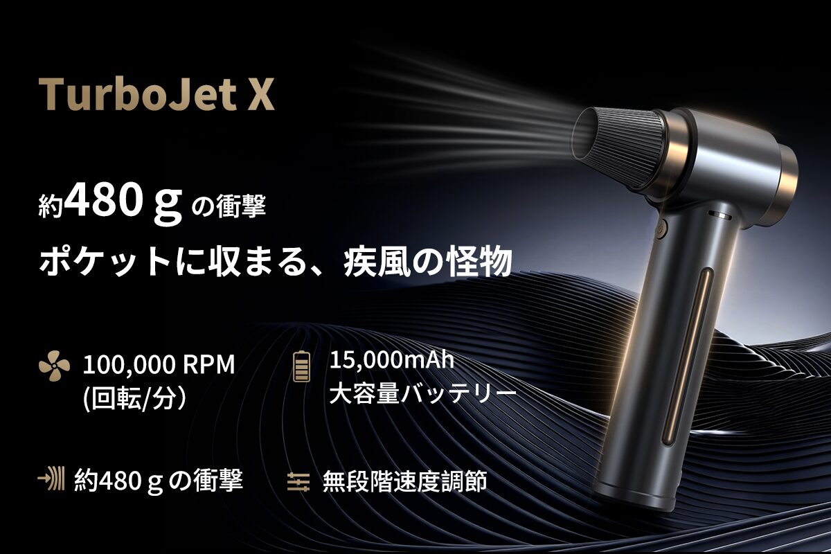 株式会社tonex、1台4役の次世代エアガン「TurboJet X」を先行販売 - 画像1